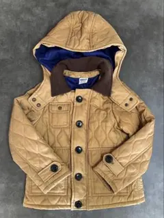 【美品】 BREEZE キルティングジャケット キャメル 120