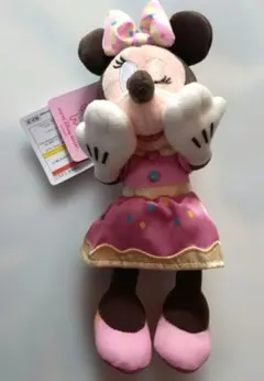 ディズニーランド ミニー ぬいぐるみバッジ