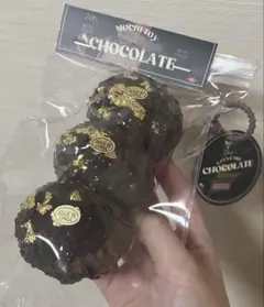 海外 スクイーズ 捏捏 タバスクイーズ チョコ　金箔　リアル系　食べ物