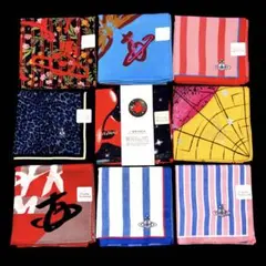 Vivienne Westwoodハンカチ9枚お得セットオーヴ刺繍バッジ付き新品