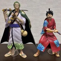 一番くじ ワンピース 極ノ剣豪達 ゾロ十郎 ルフィ太郎 ワノ国 フィギュアセット