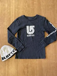 バートン　キッズ　ロンT ビーニー　BURTON スキー　スノボー M