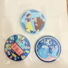 ディズニー　刺繍缶バッジ　1 2