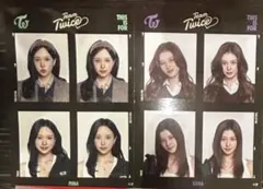 TWICE ポップアップ 証明写真シール ミナ　サナ　セット