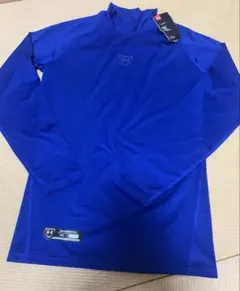 Under Armour ヒートギア　ハイネックアンダーシャツ XL 青