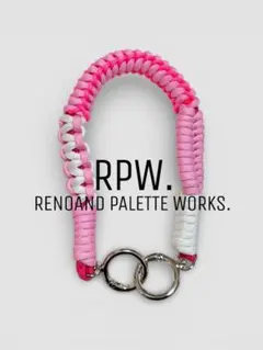 【133】パラコード スマホストラップ ハンドストラップ ピンク 推し活