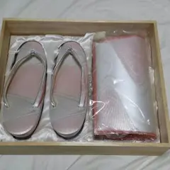 お値下げ　新品　着物用　高級草履とバックセット