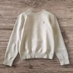 ✨希少美品✨ポロラルフローレン クルーネックスウェット ベージュ XS