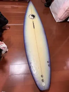 真木蔵人さん愛用】【中古】TF SURFミッドレングスサーフボード 紫色