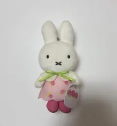 ミッフィー マスコット キーホルダー 花柄ワンピース　ハウステンボス