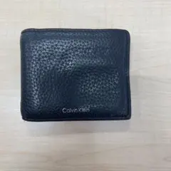 Calvin Klein 黒 二つ折り財布