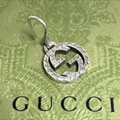 超美品】GUCCI ピアス インターロッキングG 燻 片耳 アラベスク - メルカリ