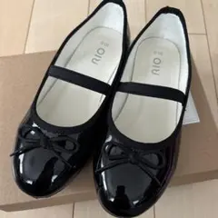 RIO ブラック バレエシューズ 20cm 卒園式入学式