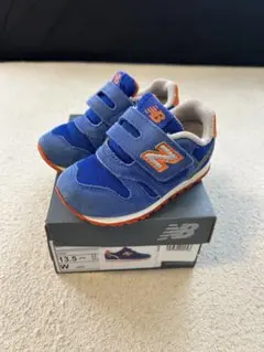 New Balance 青 オレンジ 13.5cm