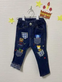 ミキハウス ミュージック豪華パンツ 90 現行品