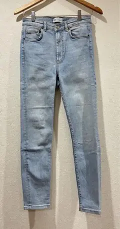 ZARA ザラ　スキニー　ライトブルー