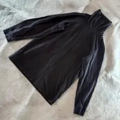 ユニクロ 極暖ヒートテックコットンタートルネック サイズM メンズ ブラック