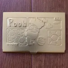 くまのプーさん ゴールドカラー カードケース
