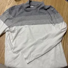 TaylorMade ハイネックセーター グレー/ホワイト