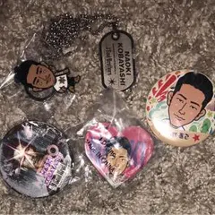 小林直己 NAOKI 缶バッチ 首振り ネック ５点セット