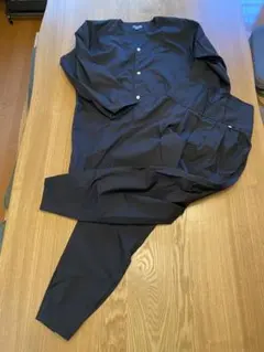 ダボシャツ  上下 セットアップ M ブラック 七分丈袖
