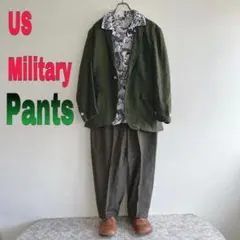 US MILITARY アメリカ軍 トラウザー パンツ スラックス size31のサムネイル
