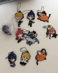 チェンソーマン ラバーストラップ デンジ ポチタ マキマ レゼ　ラバーマスコット