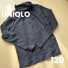 ユニクロ　ハイネック カットソー　120cm