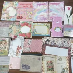 中古メモ帳まとめ売り♡中古メモ、未使用メモ21種♡