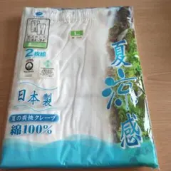 日本製 綿100% 夏用下着 Lサイズ 2枚組