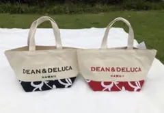 【新品未使用】DEAN & DELUCA ハワイ トートバッグ Hawaii 赤
