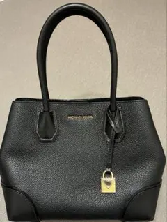 MICHAEL KORS 2WAYバッグ ブラック ショルダー付き ハンドバッグ