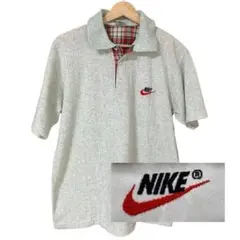 Nike 90s 白タグ ポロシャツ チェックデザイン