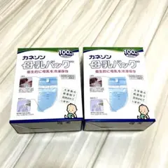 【新品未開封】　カネソン 母乳パック 100ml ✖️2個セット