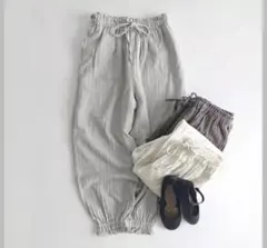 サマンサモスモス フリル裾 カジュアルパンツ F