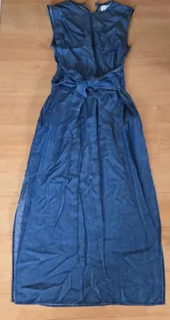 ZARA Z1975 デニム ノースリーブワンピース L