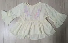 mezzo piano 花柄刺繍　チュニック　120