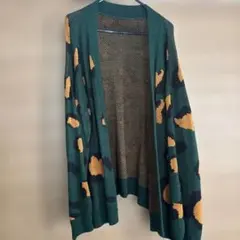 ヒョウ柄 カーディガン