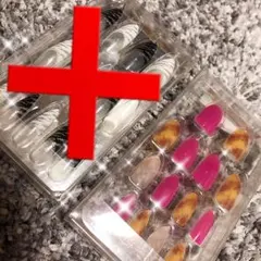 ❁﻿つけ爪♥ネイルチップ♥ロングネイル♥ギャル系♥セット売り♥バラ売り可♥