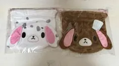 シュガーバニーズ ふわふわ巾着2 シープラ限定 くろうさ・ぶちうさ