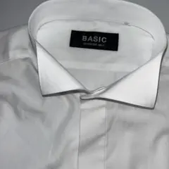 BASIC SUNMODE MEN フォーマルシャツ　ウィングカラー　L L