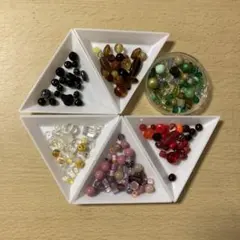 値下げしました！グラスビーズデザインMIX