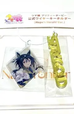 白*雪様 【未開封】ウマ娘 ワイヤーキーホルダー ステイゴールド 6th 