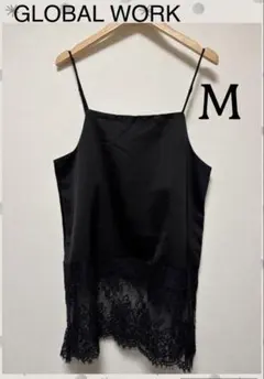 GLOBAL WORK ＊サテンレースキャミ