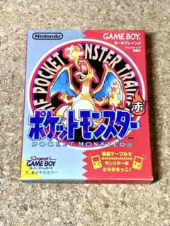 ゲームボーイ　ポケットモンスター赤　箱　付属のみ