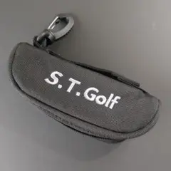 【美品】S.T.Golf ゴルフボールケース 黒