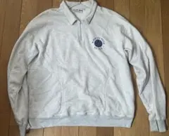 60s ヴィンテージスウェットvintage sweat ハーフジップ 染み込み