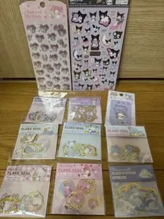 サンリオシールセット 10パック カードミラー