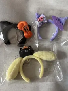 サンリオキャラクターズ シークレットミニカチューシャ ハロウィン 3種セットのサムネイル