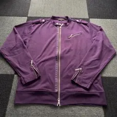 m.f.editorial パープル ライダース風 ブルゾン Lのサムネイル